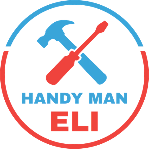 Handy Man Eli logo with crossed hammer and screwdriver